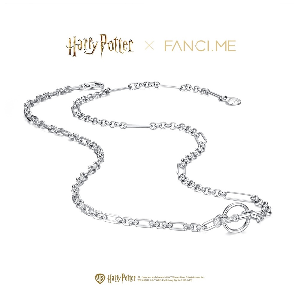 Harry Potter x FANCI.ME Silver Necklace & Gold Charm